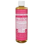 Sapone dr. Bronner 18 usi in uno alla rosa