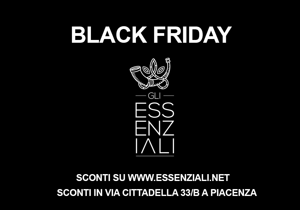 Su Gli Essenziali arriva il Black Friday