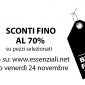 Black Friday su Gli Essenziali diffusori di oli essenziali in sconto