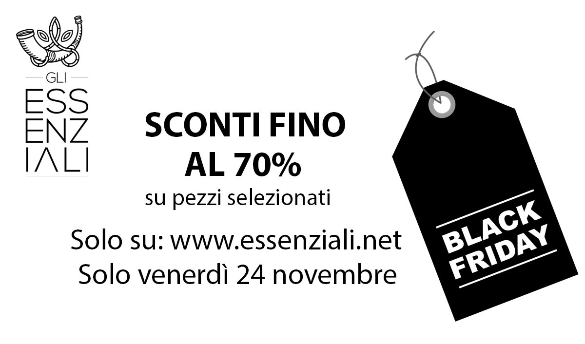 Black Friday su Gli Essenziali diffusori di oli essenziali in sconto