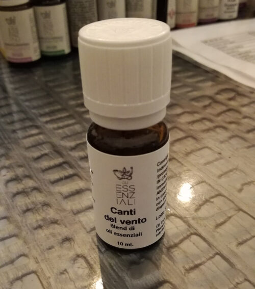 Canti del vento blend di oli essenziali biologici per un profumo marino